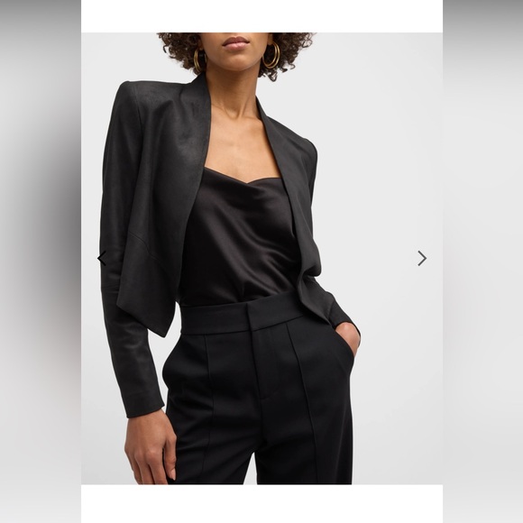 Alice + Olivia
New Harvey Suede Open-Front Jacket - Picture 2 of 15